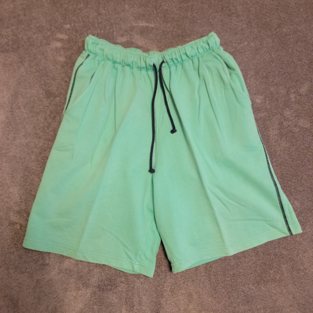 Vintage Made In Hong Kong Molto‎ Fino Mens Causal Soft Drawstring Shorts Size M